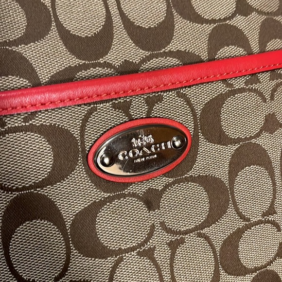 Coach Signature Cloth Crossbody - Picture 9 of 13